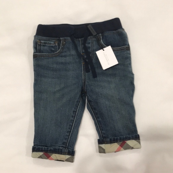 NWT Burberry Baby Jeans (Size 6 Months) - Picture 3 of 3